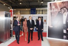 Президент Азербайджана и его супруга ознакомились с Азербайджанской международной выставкой туризма и путешествий «AİTF-2013» (ФОТО)