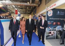 Президент Азербайджана и его супруга ознакомились с Азербайджанской международной выставкой туризма и путешествий «AİTF-2013» (ФОТО)