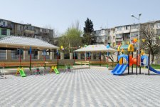 Первая леди Азербайджана ознакомилась с условиями, созданными в Объединенной городской больнице №26 и двух детских садах (версия 2) (ФОТО)