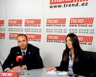 Israeli journalists become familiar with Trend news agency’s work (PHOTO)