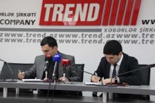 Общественное объединение "Ирели" и Клуб интеллектуальной молодежи "Хазар" подписали меморандум о сотрудничестве (фото)