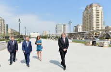 Ильхам Алиев ознакомился с ходом строительных работ в новом комплексе отдыха в Баку (ФОТО)