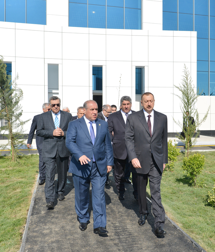 Azerbaijani President opens Qobustan Sports Complex (PHOTO)
