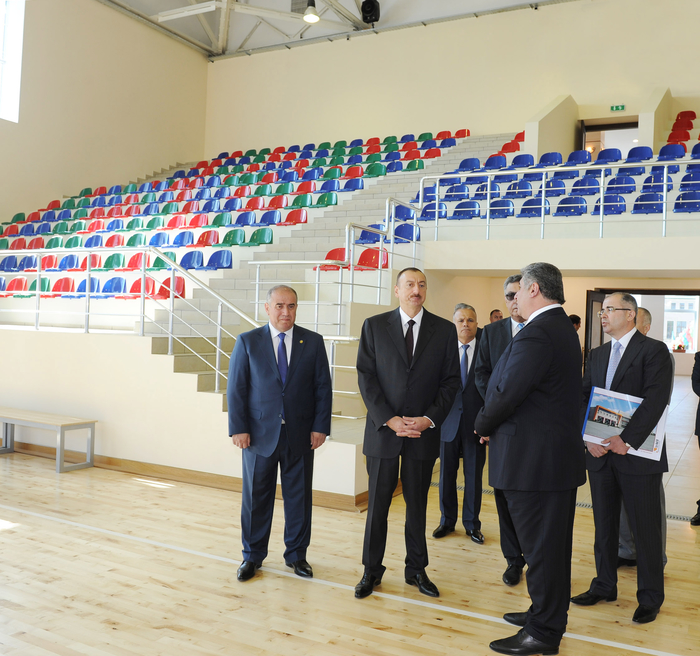 Azerbaijani President opens Qobustan Sports Complex (PHOTO)