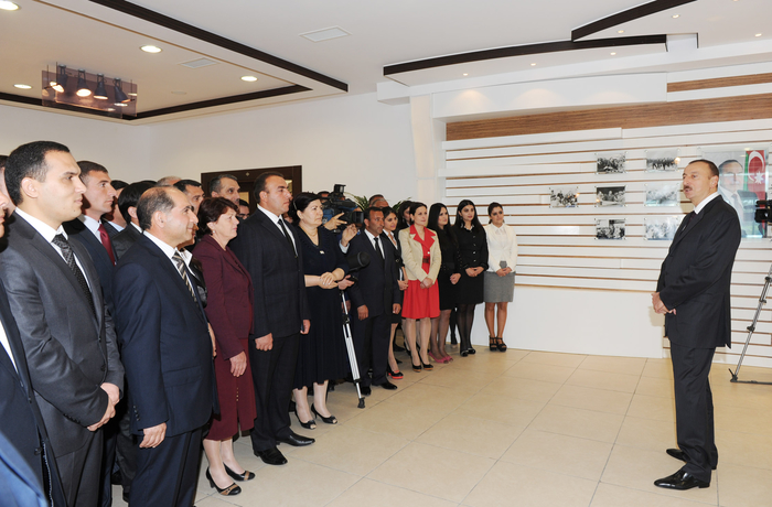 Azerbaijani President opens Qobustan Sports Complex (PHOTO)