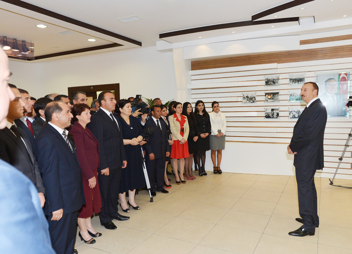 Azerbaijani President opens Qobustan Sports Complex (PHOTO)