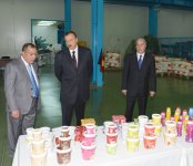 Президент Азербайджана принял участие в открытии ряда заводов в поселке Хокмали Абшеронского района (ФОТО)