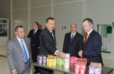 Президент Азербайджана принял участие в открытии ряда заводов в поселке Хокмали Абшеронского района (ФОТО)