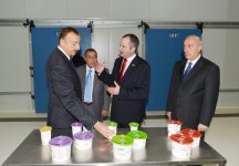 Президент Азербайджана принял участие в открытии ряда заводов в поселке Хокмали Абшеронского района (ФОТО)
