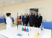 Президент Азербайджана принял участие в открытии текстильного парка Gilan в Сумгайыте (ФОТО)