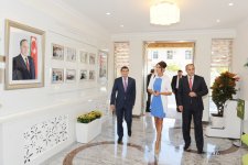 Первая леди Мехрибан Алиева приняла участие в открытии ряда объектов (версия 2) (ФОТО)