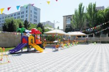 Первая леди Мехрибан Алиева приняла участие в открытии ряда объектов (версия 2) (ФОТО)