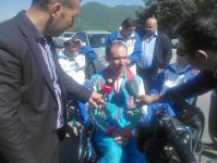 Стартовал марафон Габала - Баку паралимпийца Эльшана Ризванлы (фото)