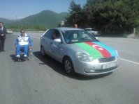 Стартовал марафон Габала - Баку паралимпийца Эльшана Ризванлы (фото)