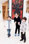 Вице-президент Фонда Гейдара Алиева Лейла Алиева приняла участие в церемонии открытия выставки молодых российских художников (ФОТО)
