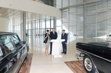 Azerbaijani President visits Heydar Aliyev Museum in Heydar Aliyev Center (PHOTO)