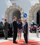 Azerbaijani President officially welcomed to Vienna (PHOTO)