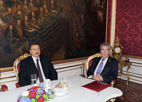 Presidents of Azerbaijan and Austria meet one-on-one