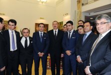 President Ilham Aliyev and his spouse attend opening of Azerbaijani Cultural Center in Vienna (PHOTO)