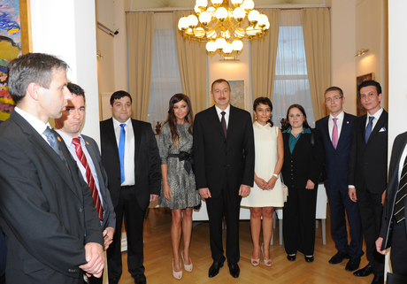 President Ilham Aliyev and his spouse attend opening of Azerbaijani Cultural Center in Vienna (PHOTO)