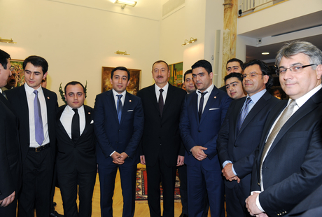 President Ilham Aliyev and his spouse attend opening of Azerbaijani Cultural Center in Vienna (PHOTO)