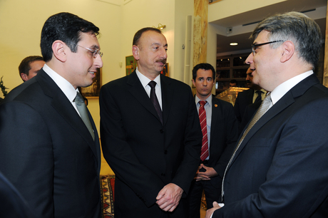 President Ilham Aliyev and his spouse attend opening of Azerbaijani Cultural Center in Vienna (PHOTO)
