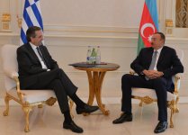 Президент Азербайджана встретился с премьер-министром Греции