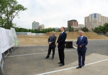 Президент Азербайджана ознакомился с работами, проводимыми в парке Деде Горгуд (ФОТО)