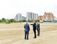 Президент Азербайджана ознакомился с работами, проводимыми в парке Деде Горгуд (ФОТО)