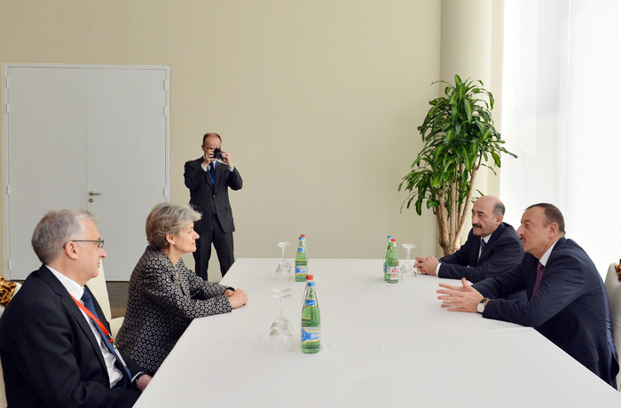 Президент Азербайджана принял генсека ЮНЕСКО