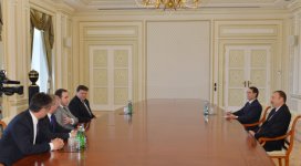 Президент Азербайджана пятницу принял делегацию во главе с членом Палаты общин парламента Великобритании