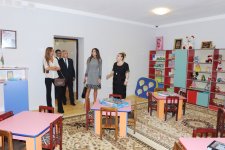 Azerbaijan`s First Lady inspects several facilities after reconstruction in Baku (PHOTO)
