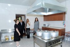 Azerbaijan`s First Lady inspects several facilities after reconstruction in Baku (PHOTO)