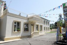 Azerbaijan`s First Lady inspects several facilities after reconstruction in Baku (PHOTO)