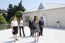 Azerbaijan`s First Lady inspects several facilities after reconstruction in Baku (PHOTO)
