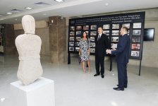 Президент Азербайджана и его супруга приняли участие в открытии нового корпуса Национального музея искусств (ФОТО)