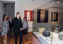 Президент Азербайджана и его супруга приняли участие в открытии нового корпуса Национального музея искусств (ФОТО)