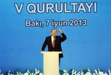 Правящая партия выдвинула кандидатуру Ильхама Алиева на пост Президента Азербайджана (ФОТО)