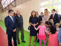 Лейла Алиева приняла участие в церемонии открытия центра для детей и молодежи с ограниченными возможностями зрения в Сараево (ФОТО)