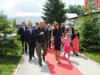 Лейла Алиева приняла участие в церемонии открытия центра для детей и молодежи с ограниченными возможностями зрения в Сараево (ФОТО)