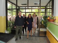 Лейла Алиева приняла участие в церемонии открытия центра для детей и молодежи с ограниченными возможностями зрения в Сараево (ФОТО)