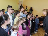 Лейла Алиева приняла участие в церемонии открытия центра для детей и молодежи с ограниченными возможностями зрения в Сараево (ФОТО)