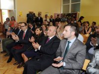 Лейла Алиева приняла участие в церемонии открытия центра для детей и молодежи с ограниченными возможностями зрения в Сараево (ФОТО)