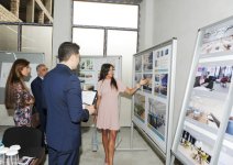 Первая леди Азербайджана Мехрибан Алиева ознакомилась с ходом реконструкции здания средней школы номер 23 в Баку (ФОТО)