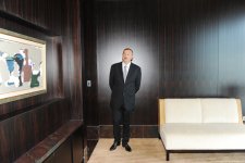 Президент Азербайджана и его супруга приняли участие в открытии в Баку отеля "Fairmont Baku" в комплексе "Flame Towers" (ФОТО)