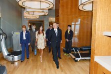 Президент Азербайджана и его супруга приняли участие в открытии в Баку отеля "Fairmont Baku" в комплексе "Flame Towers" (ФОТО)
