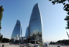 Президент Азербайджана и его супруга приняли участие в открытии в Баку отеля "Fairmont Baku" в комплексе "Flame Towers" (ФОТО)