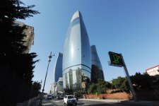 Президент Азербайджана и его супруга приняли участие в открытии в Баку отеля "Fairmont Baku" в комплексе "Flame Towers" (ФОТО)