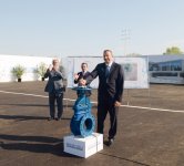 Президент Азербайджана принял участие в церемонии подачи питьевой воды в Ширван (ФОТО)