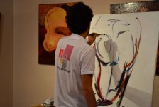 В Гахе состоялось открытие выставки в рамках "Azerbaijan Art Festival-2013" (фото)